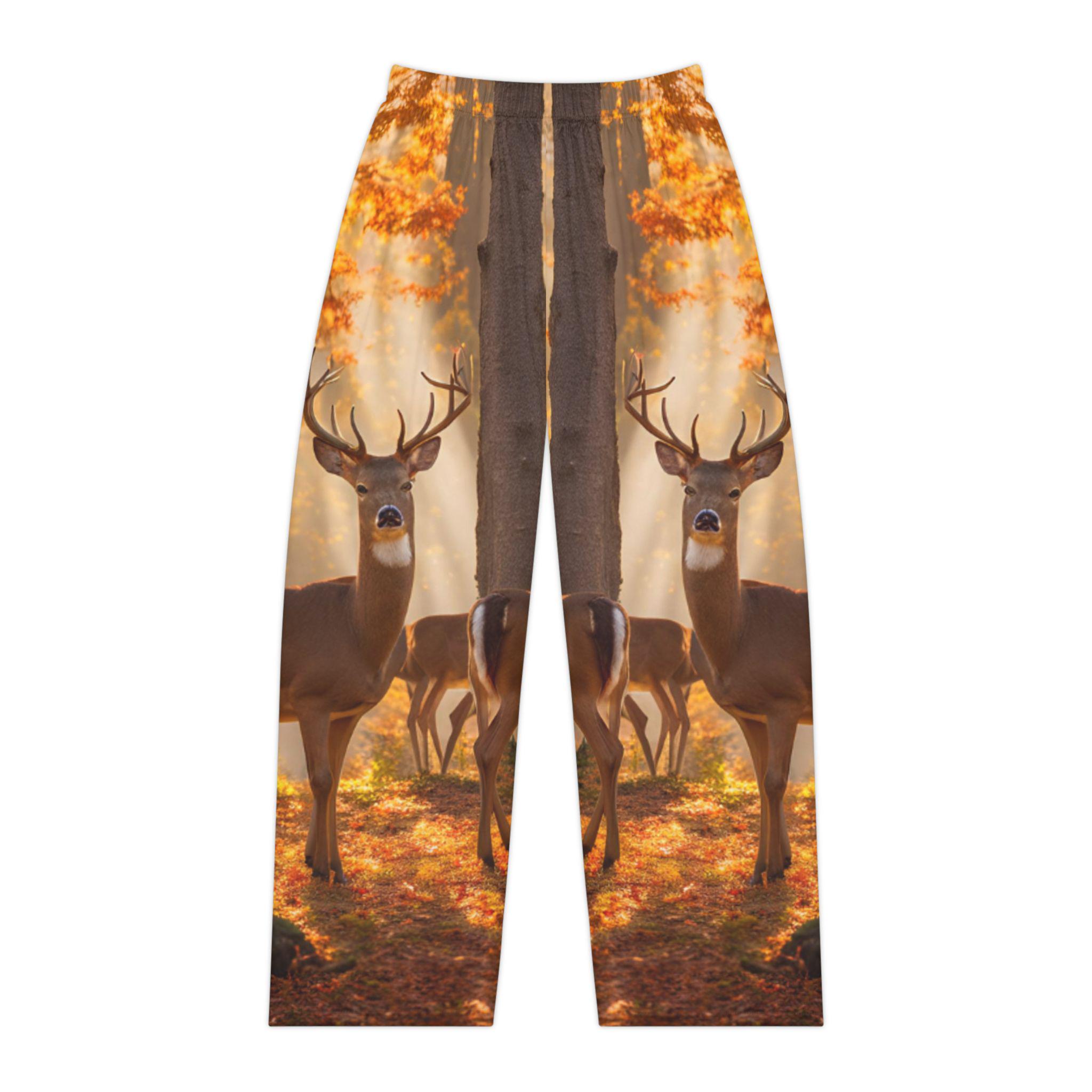 Deer pajama pants shop