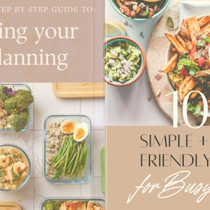 Bundle: Step by Step Beginner&#39;s Meal Planning + 100 Simple Budget Friendly Recipes for Busy Families