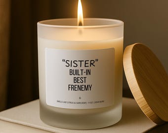 Big Sister Gift | Unique Luxury Candle In Coconut Wax