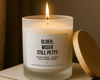 Sister Candle | Funny Sibling Gift Idea | 11oz Coconut Soy Wax