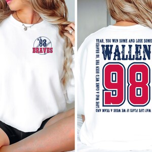 98 Braves, Morgan Wallen, Sweatshirt Crewneck