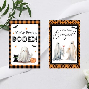 You&#39;ve Been Booed/Boozed Printable Signs (PDF Download)