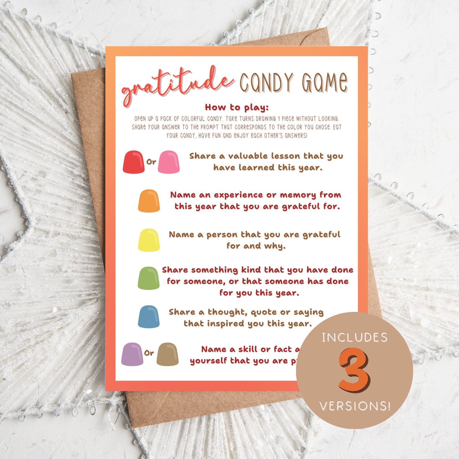 Gratitude Dice Game, Thankful Dice Game, Thanksgiving Gratitude Game ...