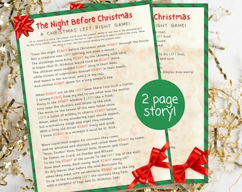 Left Right Nativity Story Right Left Christmas Game - Etsy
