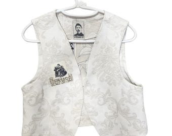 Upcycled Upholstery Vest – One‑of‑a‑Kind Handmade Piece