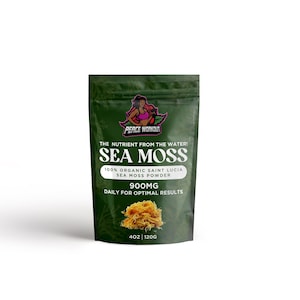 4oz  Pure & Organic Saint Lucia Sea Moss