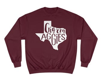 Gig 'Em Ags Champion Sweatshirt