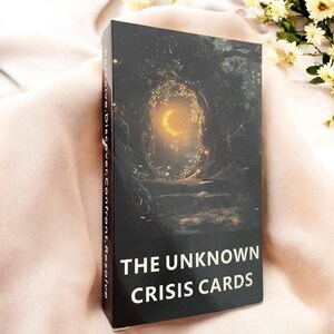 The Unknown Crisis Oracle Deck, Prophecy Oracle Cards, Clarity Affirmation Cards, Fortune Telling, Powerful Life Decision Divine Oracle Deck