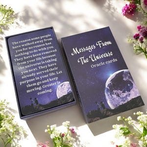 Messages de l'univers Oracle Deck, messagerie universelle, cartes Oracle, tarot, lectures Oracle, cartes prophéties, lectures divinatoires