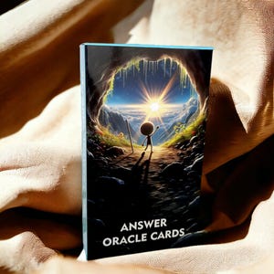 Baralho Oráculo ANSWER, Baralho Oráculo Expressivo, Cartas Psicológicas, Tarô, Baralho Meditativo, Adivinhação, Cura Inovadora, Tarô e Terapia