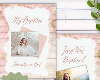 LDS Baptism Remembrance Book: Scrapbook, Journal & Keepsake