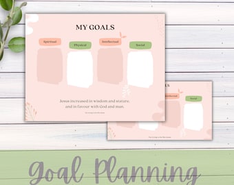 Children and Youth Program Goal Setting LDS | Goal Planning for Youth and Primary Children and Adults Too!