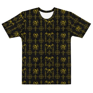 The Sixth Circle Yellow T-Shirt – Horror Winged Demon Shirt