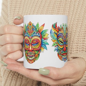 Vintage Tiki Mug Reproduction, Tiki Cup Bar Decor