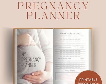 Planificador de embarazo, plantilla de plan de parto integral, plan de parto editable e imprimible, doula, partera, planificador para nuevas mamás, recurso de doula