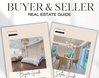 Real Estate Seller Guide & Home Buyer Guide Bundle | Real Estate Marketing | Home Seller Guide | Real Estate Buyer and Seller Guide