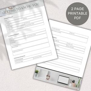 Getting To Know You Printable, All About Me, Employee Favorites Things, Team Building, Staff Appreciation, Get to Know My Team Coworker