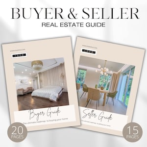 Real Estate Seller Guide & Home Buyer Guide Bundle | Real Estate Marketing | Home Seller Guide | Real Estate Buyer and Seller Guide