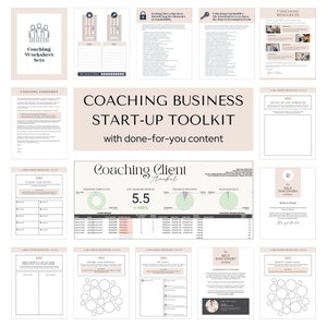 Coaching Templates, Coaching Worksheets, Excel Spreadsheet, Client ...
