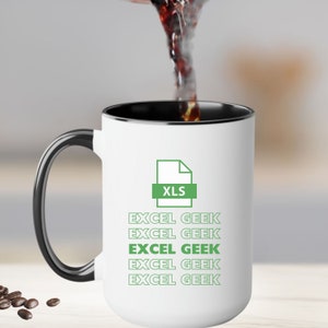 Funny Excel Mug, Spread Sheet Mug, Accountant Mug, Excel Gifts