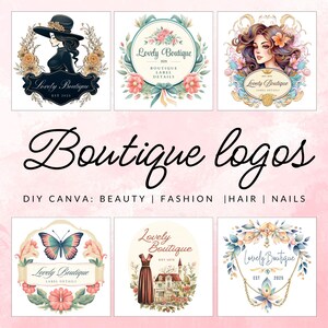 3 Logo-Design-Set, Logovorlage, Lash-Logo, Haar-Logo, DIY-Beauty-Logo, MUA-Make-up-Logo, Nägel-Logo, Braid-Logo, Vorgefertigtes Logo-Design Custom