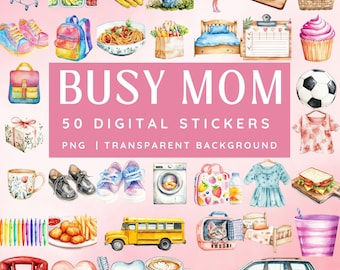 Mom Life Digital Stickers | Chaos Coordinator Stickers | Functional Stickers | Household Stickers | Goodnotes Stickers