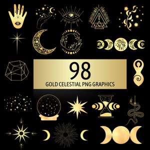Celestial Moon PNG, Sonnensystem, Mondphasen Clipart, Sonne, Mystisch Witchy Tarot, Digitale Ephemera, Astrologie, Astrologie 98 Grafiken