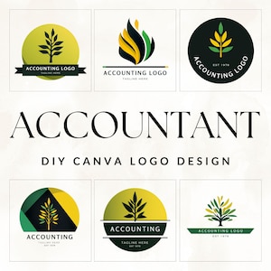 Accountant Logo Accounting Logo Finance Logo Bookkeeping Logo CPA Logo Financial Advisor Logo Tax Consultant Logo Logo for Accountants