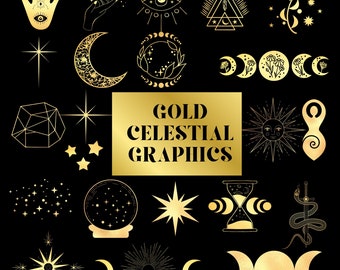 Celestial Moon PNG, Solar System, Moon Phase clipart, Sun, Mystical Witchy Tarot, Digital Ephemera, Astrological, Astrology 98 graphics