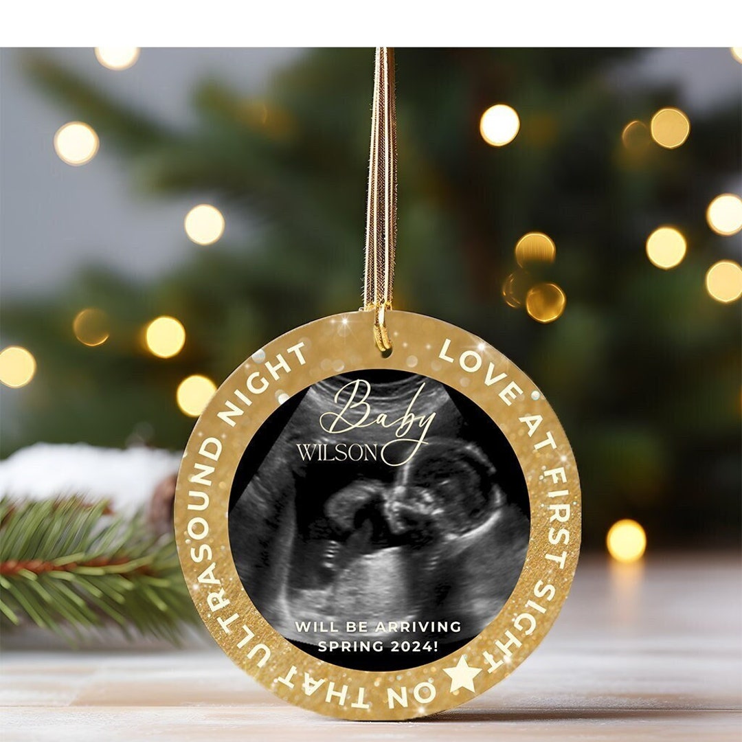 Ultrasound Christmas Ornament 