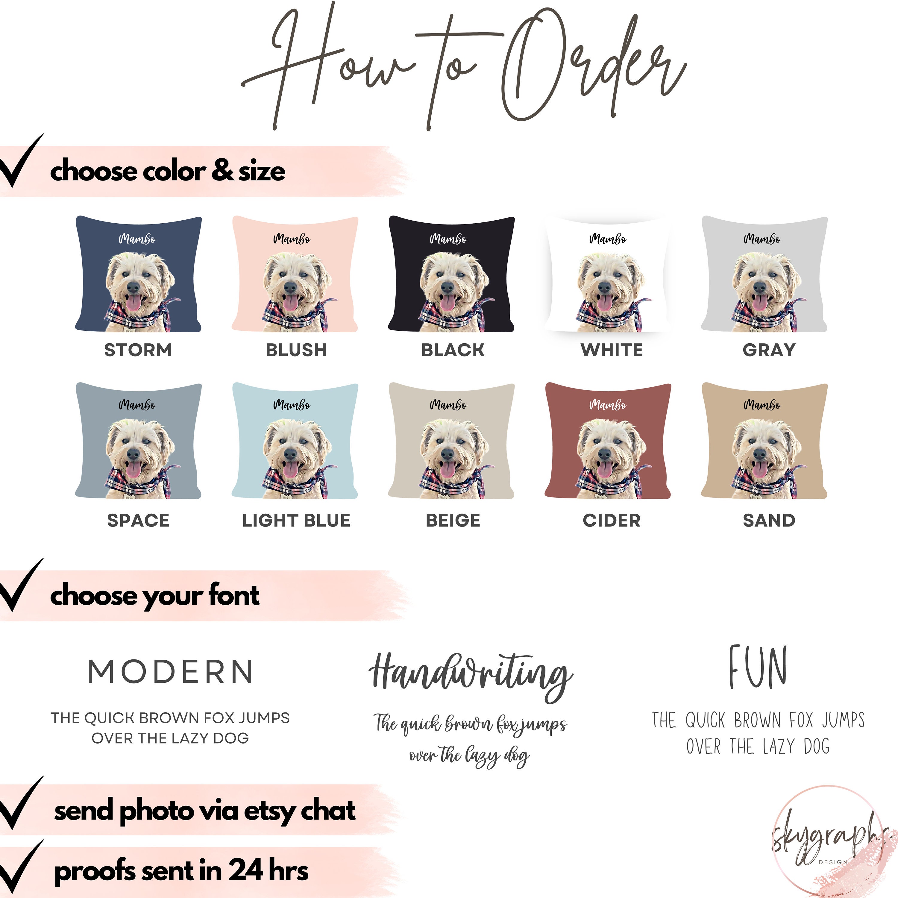 Custom Dog Pillow Personalized Dog Picture Pillow From Photo Of