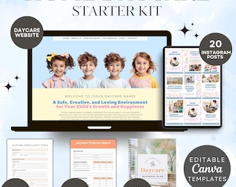 Daycare Website, Daycare Forms, Childcare Instagram Posts, Daycare Paperwork, Home Daycare Forms Complete Package, Preschool