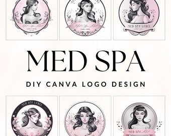 Medspa Botox Logo Template, Nurse Injector Templates, Aesthetic Logo, Nurse, Medspa Logo