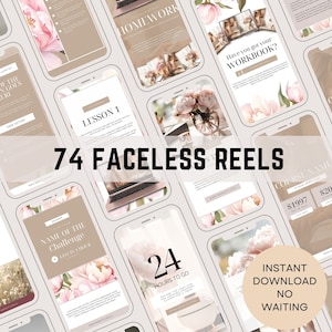 Faceless Reels Digital Marketing | Social Media Templates Canva, Coach Instagram Reels, Instagram Video Reels, Instagram Template, Luxury