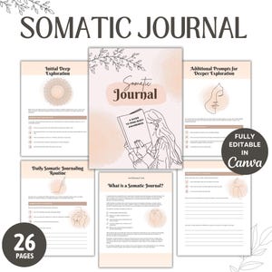 Somatic Worksheets , PTSD Workbook Mental Health Trauma Therapy Treatment Plan, Somatic Healing Coping Skills