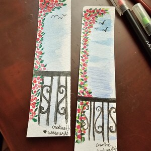 Handmade Balcony - laminated high quality bookmarks