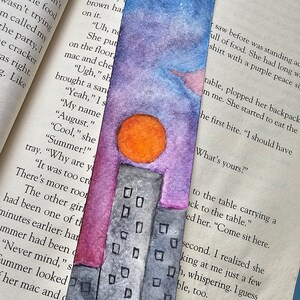 Handmade Late Evening - laminated high quality bookmarks