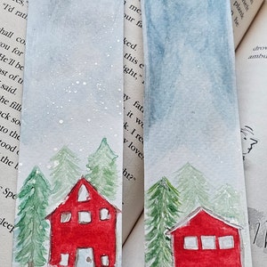 Handmade Merry Christmas - laminated high quality bookmarks