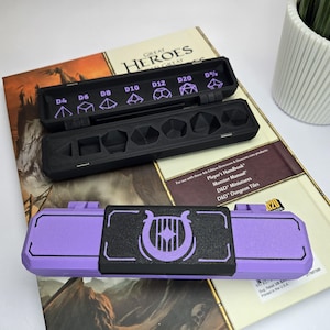 Bard Dice Case - D&D Dice Storage - NXT01 Model