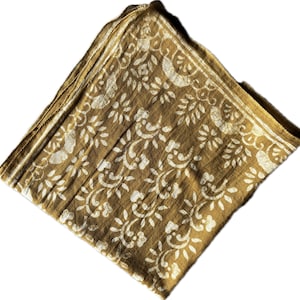 Organic Cotton Bandana Scarf: Paisley Block Print, Vibrant Colors