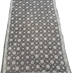 Hand Block Printed Cotton Sarong: Boho Beach Wrap Cover-Up