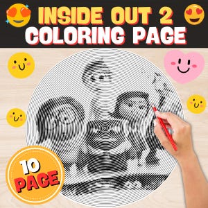Spiroglyphics : Inside out 2 coloring pages
