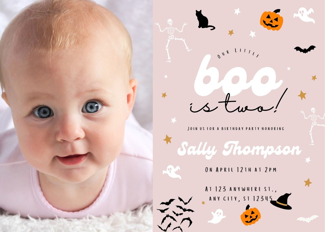 Editable Halloween Invitation Halloween Party Invitation Etsy