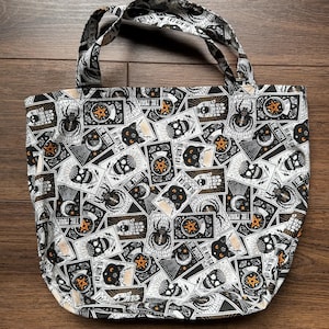 Tarot Card Halloween Trick or Treat Candy Bag - Handmade