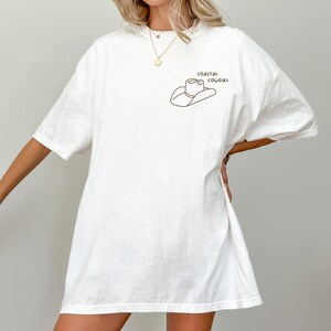 Coastal Cowgirl Tee | Cute Cowboy Hat Shirt | Western Summer Top | Cowgirl Graphic Tee | Country Girl Shirt | Ideal Saturday