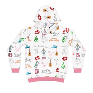 Children's All Over Print Taylor Swift Hoodie