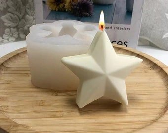 Five Pointed Star Silicone Molds DIY Cake Baking Mold Candle Making Mould Aromatic