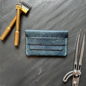 The Rudder Wallet - Slim Minimalist Full Grain Leather Flap Wallet
