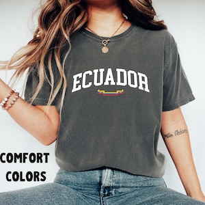 Ecuador T-Shirts - Ecuadorian Flag Shirts - Ecuador Trendy Shirt - Ecuador Copa 2024 - Ecuador Vacation Shirt - Gift for Trip