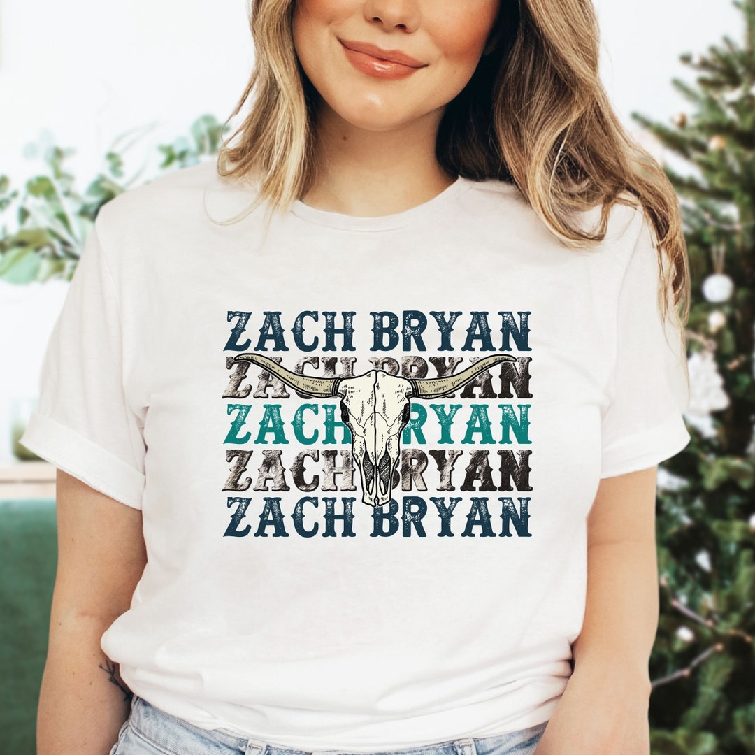 Zach Bryan Bullhead Shirt Zach Bryan Womens Tee Vintage Zach Bryan Fan ...